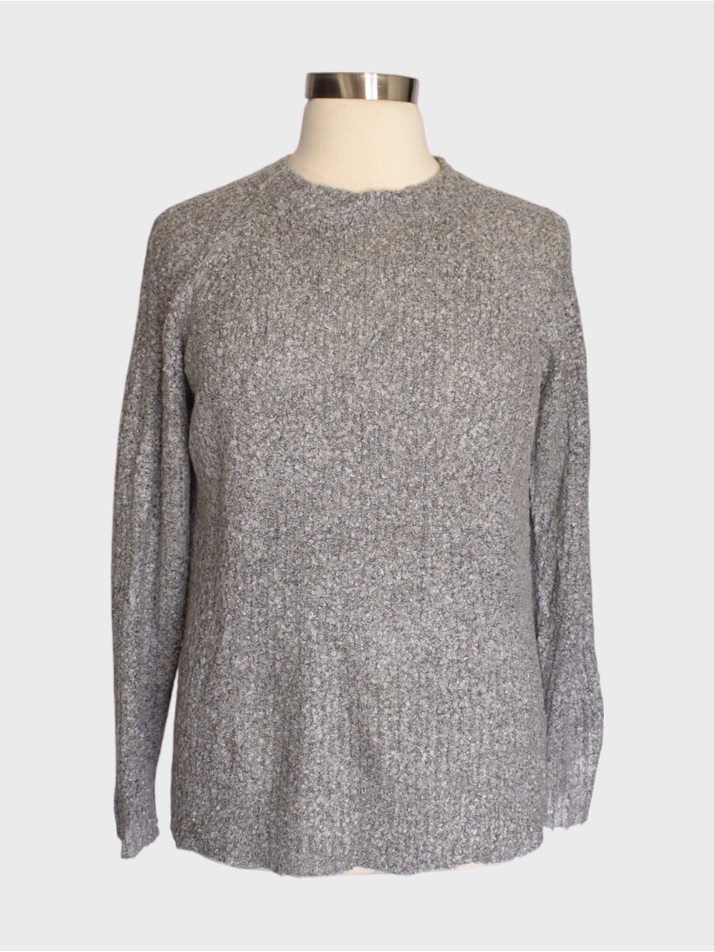 Mud Pie Bouclé Textured Crew Neck Sweater